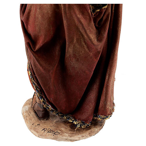 Roi En Terre Cuite Angela Tripi - 30 Cm - Figurine Crèche Italienne