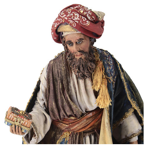 Nativity scene figurine, wise man 30 cm, Angela Tripi 2