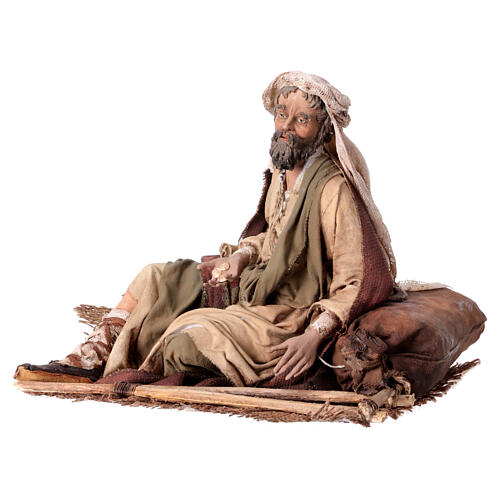 Nativity scene figurine, mendicant 30 cm, Angela Tripi 6