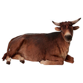 Ochse, für 30 cm Krippe von Angela Tripi, Terrakotta