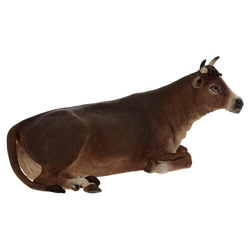 Boeuf crèche terre cuite Angela Tripi 30 cm 5