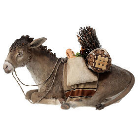 Esel, für 30 cm Krippe von Angela Tripi, Terrakotta