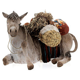 Donkey, 30cm in terracotta by Angela Tripi