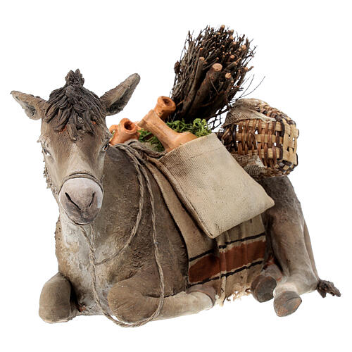 Donkey, 30cm in terracotta by Angela Tripi 3