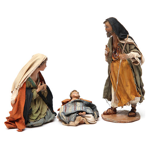 Nativity scene figurines, Holy Family 13cm, Angela Tripi 1