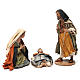 Nativity scene figurines, Holy Family 13cm, Angela Tripi s1