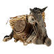 Nativity scene figurine, donkey 13cm terracotta, Angela Tripi s3