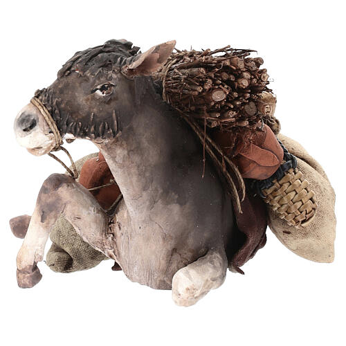Asino 13 cm Angela Tripi terracotta 2