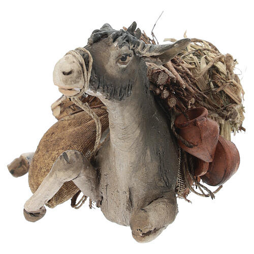 Burrinho 13 cm Angela Tripi terracota 2