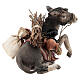 Nativity scene figurine, donkey 13cm terracotta, Angela Tripi s4