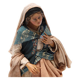 Krippenfiguren von Angela Tripi: Geburtsszene 18cm Terrakotta, A. Tripi