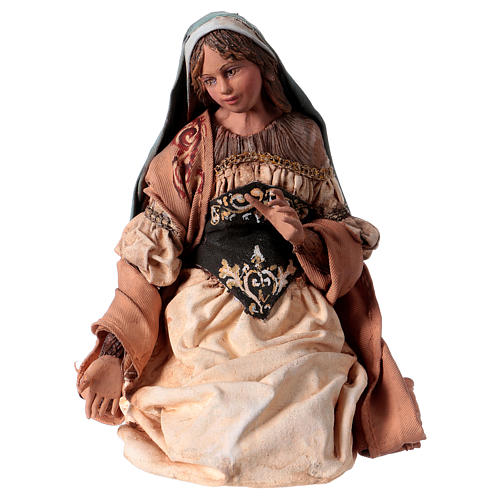 Geburt Christi, für 18 cm Krippe von Angela Tripi, Terrakotta 4