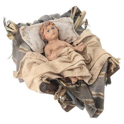 Geburt Christi, für 18 cm Krippe von Angela Tripi, Terrakotta 2