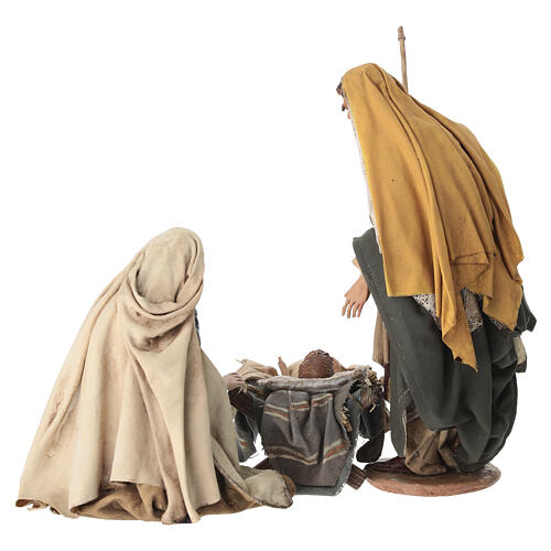 Holy Family in terracotta 18cm, Angela Tripi 7