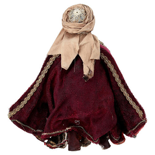 Nativity scene, Ethiopian Wise Man 18cm, Angela Tripi 4