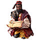 Nativity scene, Ethiopian Wise Man 18cm, Angela Tripi s1