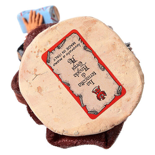 Weißer heiliger König 18cm Terrakotta, A. Tripi 8