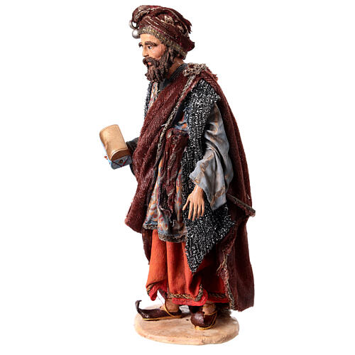 Nativity scene figurine, Persian Wise Man 18cm, Angela Tripi 3