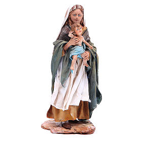 Pesebre Angela Tripi: Mujer con niño 18cm Angela Tripi terracota