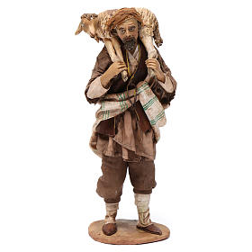 Presepe Angela Tripi: Buon pastore 18 cm Angela Tripi terracotta