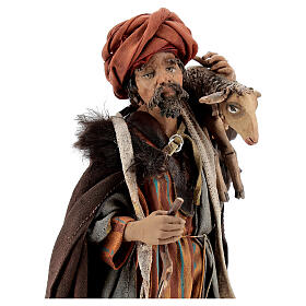 Angela Tripi Nativity scene: Nativity scene figurine, good shepherd 18cm, Angel Tripi