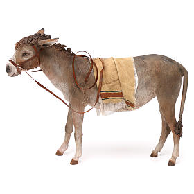 Krippenfiguren von Angela Tripi: Esel 30cm Terrakotta, A. Tripi