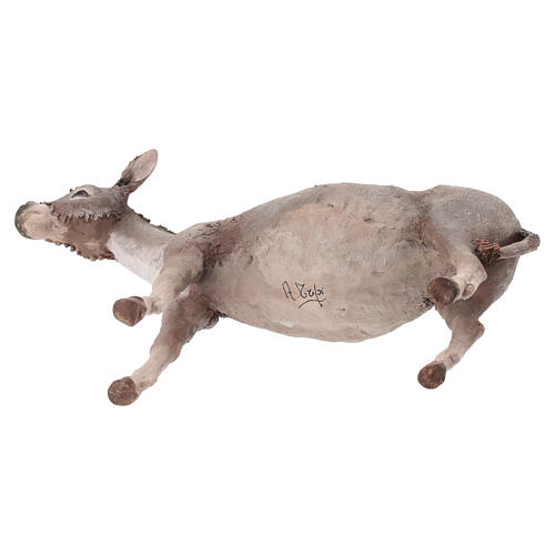 Asino in piedi 30 cm Angela Tripi terracotta 6