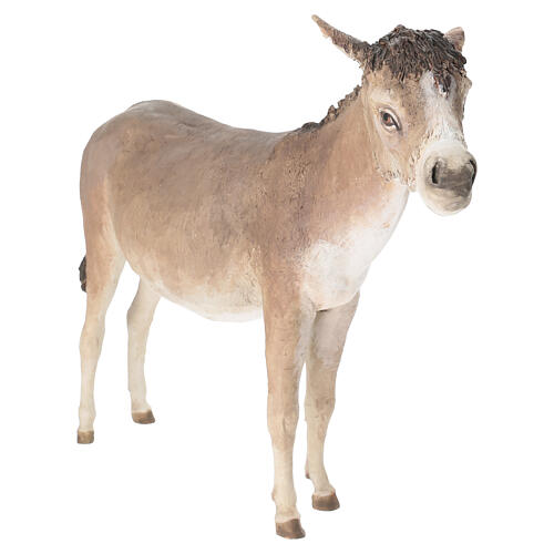 Burrinho em pé Angela Tripi terracota para Presépio de altura média 30 cm 2