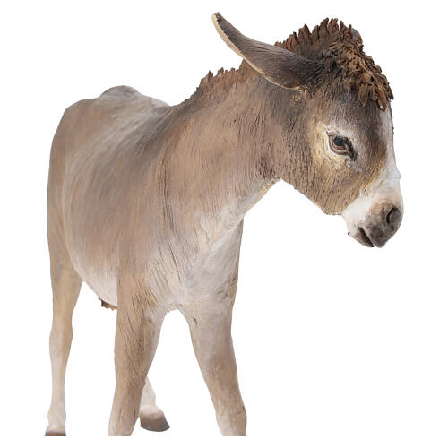 Burrinho em pé Angela Tripi terracota para Presépio de altura média 30 cm 4