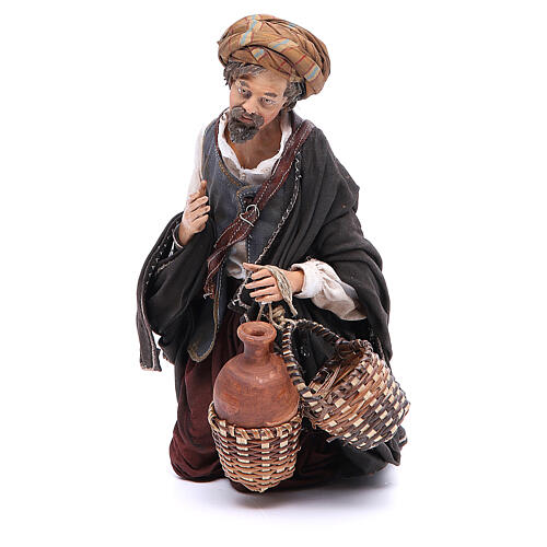 Nativity scene figurine, shepherd 30 cm, Angela Tripi 1