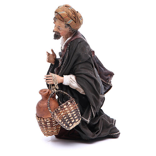 Nativity scene figurine, shepherd 30 cm, Angela Tripi 3