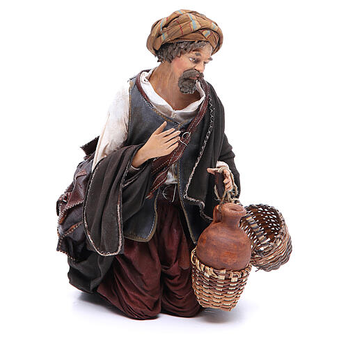 Nativity scene figurine, shepherd 30 cm, Angela Tripi 4