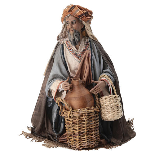 Nativity scene figurine, shepherd 30 cm, Angela Tripi 1