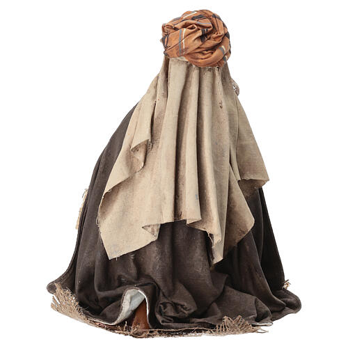 Pastor em adoração 30 cm Angela Tripi terracota 9