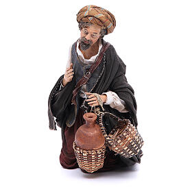 Nativity scene figurine, shepherd 30 cm, Angela Tripi