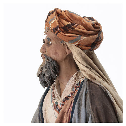 Nativity scene figurine, shepherd 30 cm, Angela Tripi 4