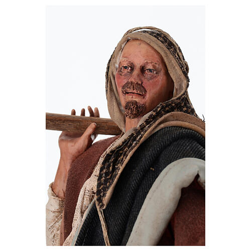 Campesino con la balanza 30cm Angela Tripi terracota 4