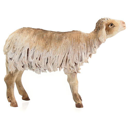 Stehendes Schaf, für 18 cm Krippe von Angela Tripi, Terrakotta 4