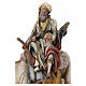 Camel with Wise king, 30cm made of Terracotta by Angela Tripi s2