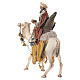 Camel with Wise king, 30cm made of Terracotta by Angela Tripi s14