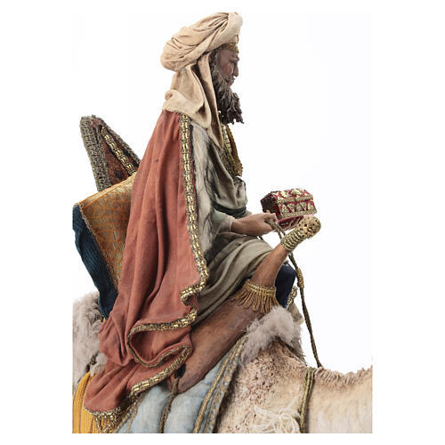 Camel with Wise king, 30cm made of Terracotta by Angela Tripi 11
