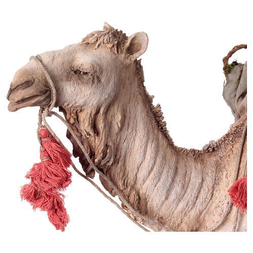 Kamel liegend, für 30 cm Krippe von Angela Tripi, Terrakotta 2