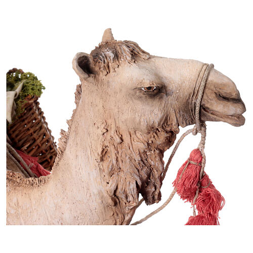 Kamel liegend, für 30 cm Krippe von Angela Tripi, Terrakotta 4
