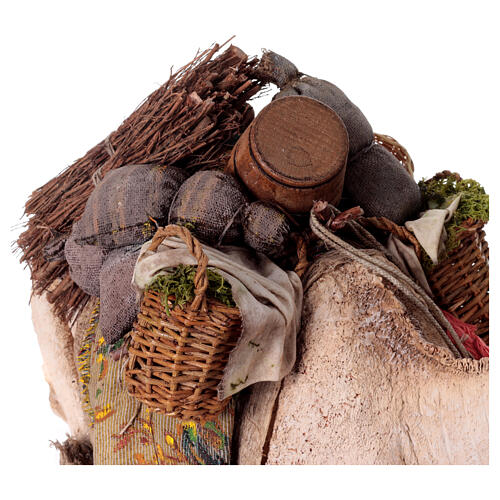 Kamel liegend, für 30 cm Krippe von Angela Tripi, Terrakotta 8