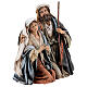 Heilige Familie und Ochse, für 30 cm Krippe von Angela Tripi, Terrakotta s8