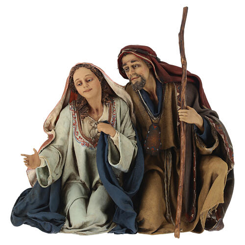 Natività con bue 30 cm Angela Tripi 3