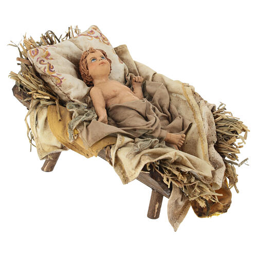 Natività con bue 30 cm Angela Tripi 10