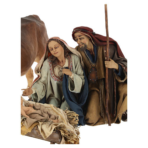 Natività con bue 30 cm Angela Tripi 13
