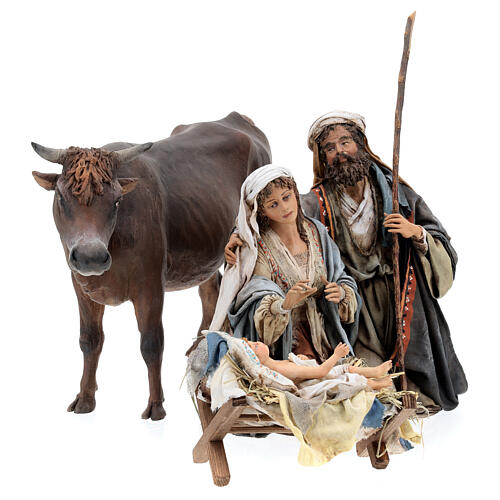 Nativity with ox, 30cm by Angela Tripi 6