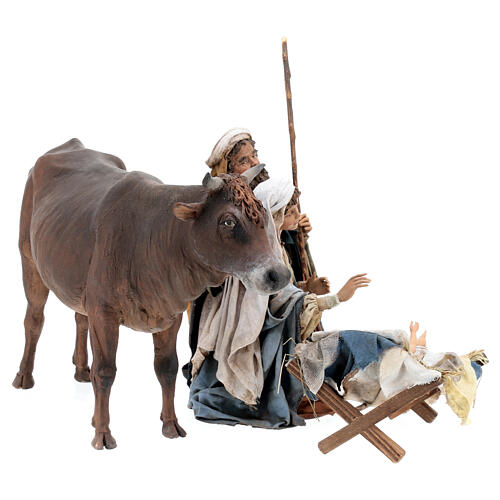 Nativity with ox, 30cm by Angela Tripi 11